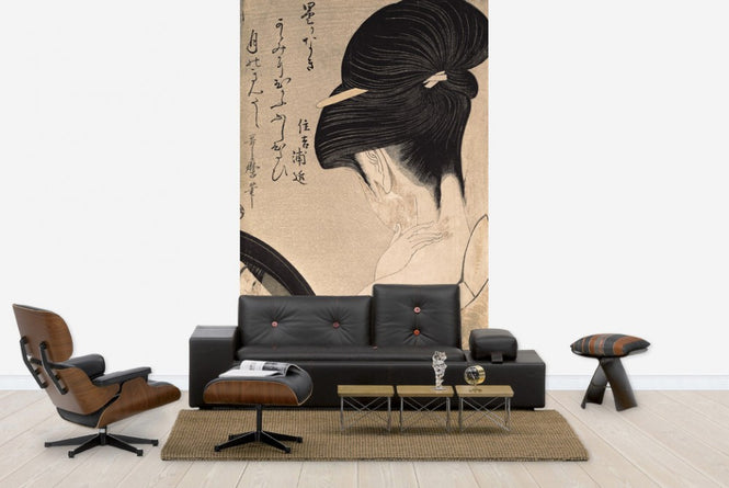 PHOTOWALL / Utamaro,Kitagawa - Woman Putting on Make-up (e10380)