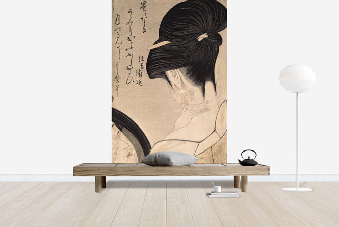PHOTOWALL / Utamaro,Kitagawa - Woman Putting on Make-up (e10380)