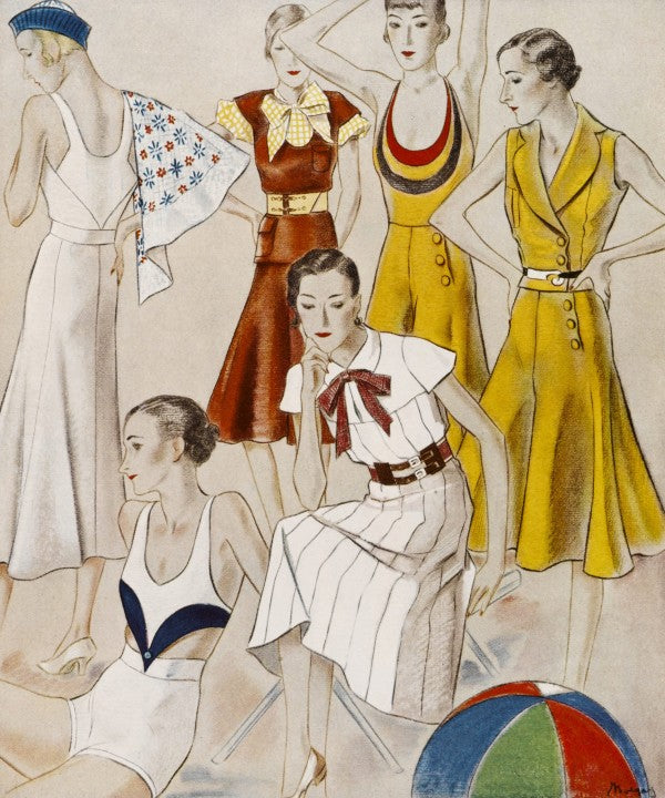 PHOTOWALL / National Magazines - Beach Fashions for 1932 (e10391)