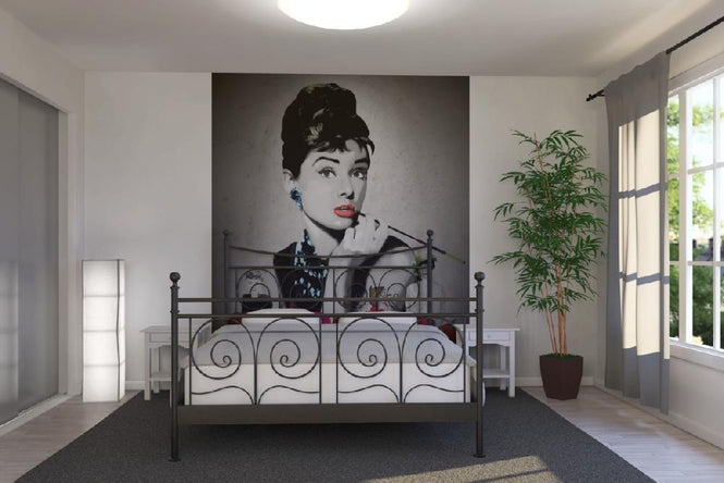 PHOTOWALL / Hepburn - Black (e19640)