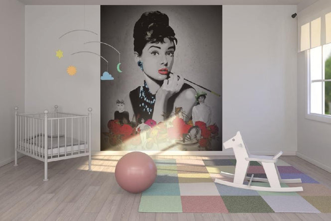PHOTOWALL / Hepburn - Black (e19640)