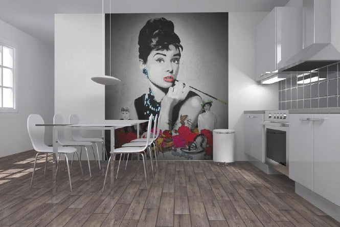 PHOTOWALL / Hepburn - Black (e19640)