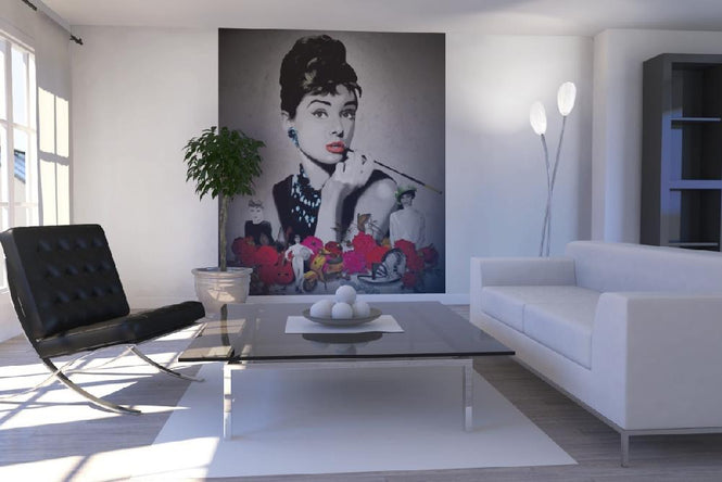 PHOTOWALL / Hepburn - Black (e19640)