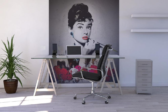 PHOTOWALL / Hepburn - Black (e19640)
