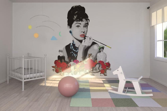 PHOTOWALL / Hepburn - White (e19642)