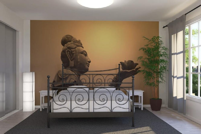 PHOTOWALL / Buddhist Statue, Hong Kong (e19685)