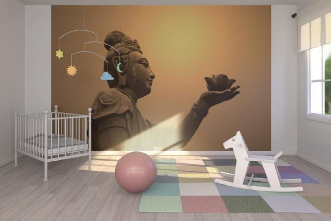 PHOTOWALL / Buddhist Statue, Hong Kong (e19685)