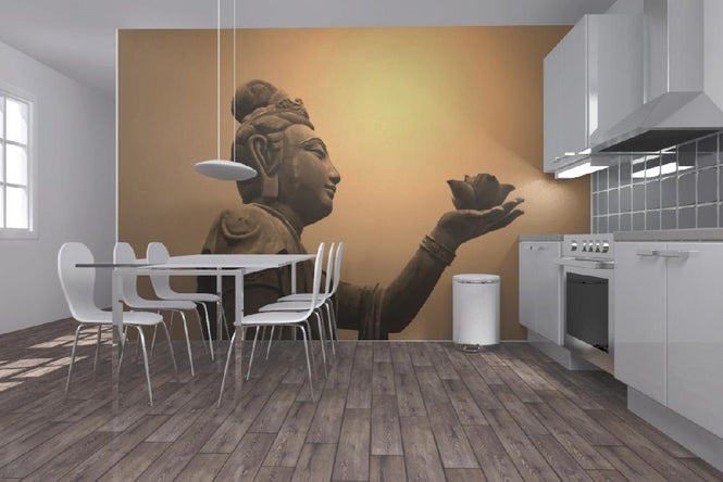 PHOTOWALL / Buddhist Statue, Hong Kong (e19685)