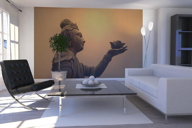 PHOTOWALL / Buddhist Statue, Hong Kong (e19685)