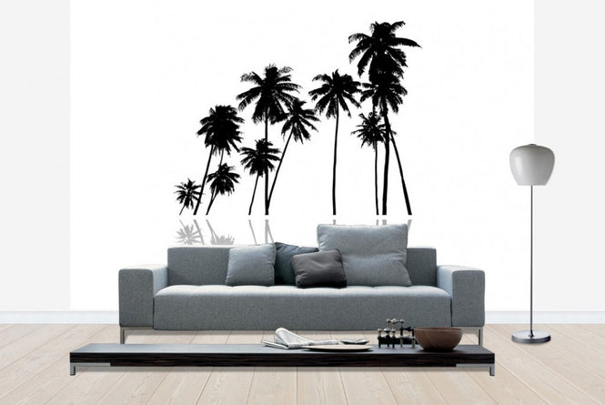 PHOTOWALL / Black Palms (e19686)