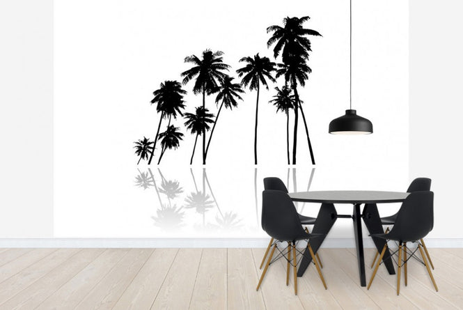 PHOTOWALL / Black Palms (e19686)
