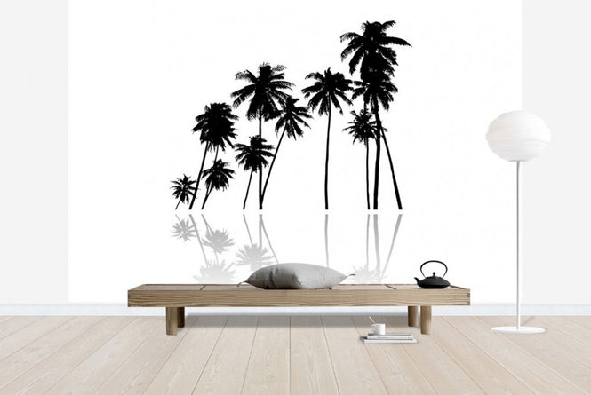 PHOTOWALL / Black Palms (e19686)