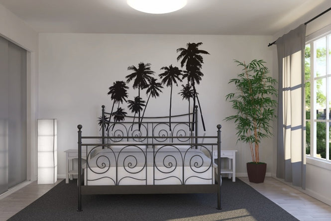 PHOTOWALL / Black Palms (e19686)