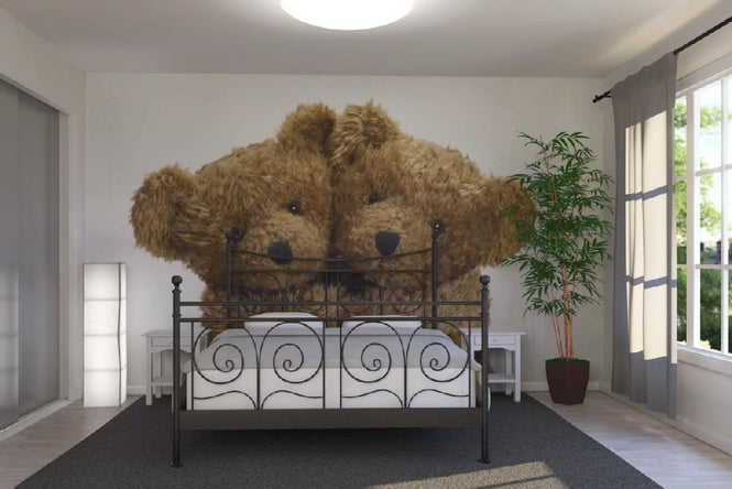 PHOTOWALL / Cuddling Teddy Bears (e19690)