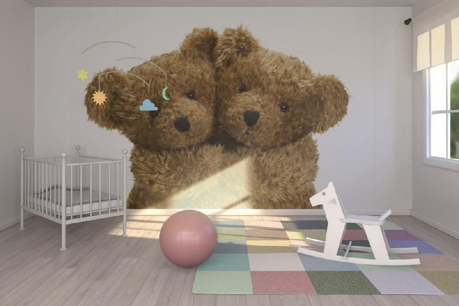 PHOTOWALL / Cuddling Teddy Bears (e19690)