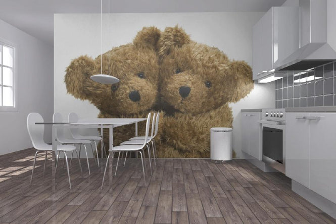 PHOTOWALL / Cuddling Teddy Bears (e19690)