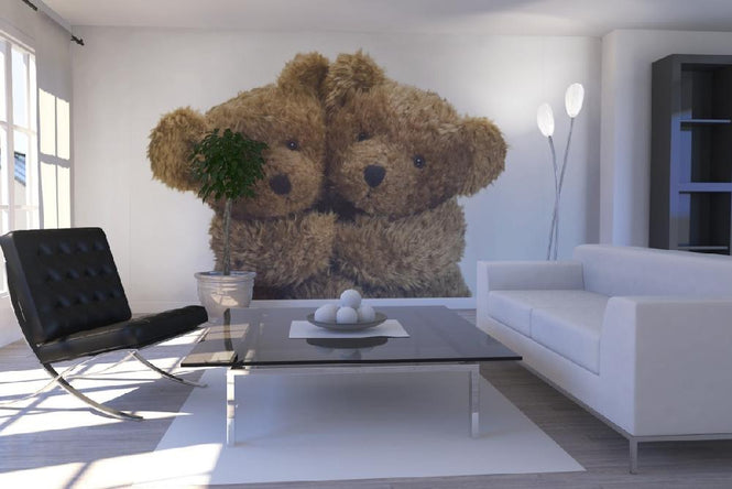 PHOTOWALL / Cuddling Teddy Bears (e19690)