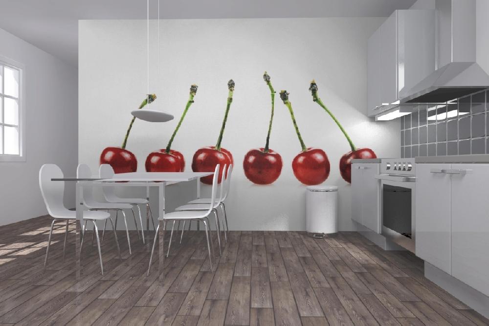 もやしページ PHOTOWALL / Fresh Cherries (e19702) | 輸入壁紙専門店 WALPA