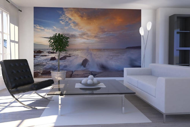 PHOTOWALL / Wave in Sunset (e19878)