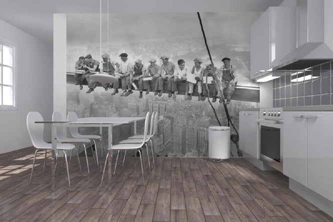 PHOTOWALL / Lunch at Top of a Skyscraper (e19931)