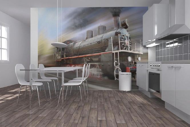 PHOTOWALL / Speeding Steam-Engine (e19926)