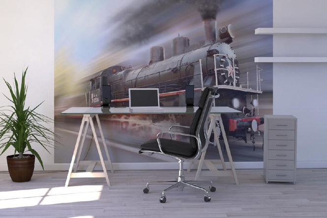 PHOTOWALL / Speeding Steam-Engine (e19926)