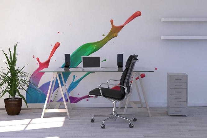 PHOTOWALL / Colorful Paint Splash (e19928)