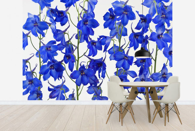 PHOTOWALL / Blue Flowers (e20097)