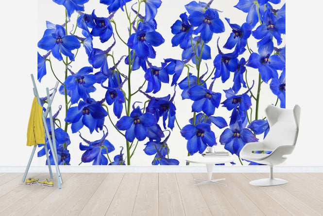 PHOTOWALL / Blue Flowers (e20097)