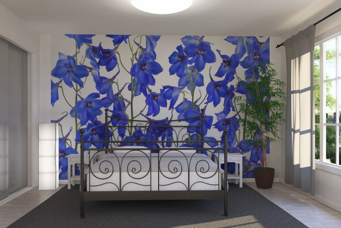 PHOTOWALL / Blue Flowers (e20097)