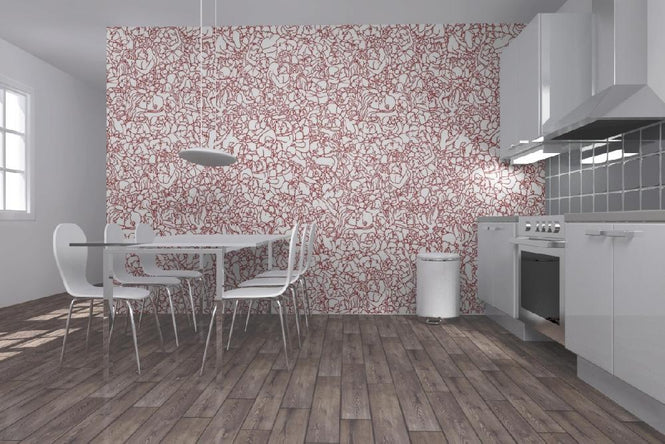 PHOTOWALL / Zoenpatroon - Red (e20129)
