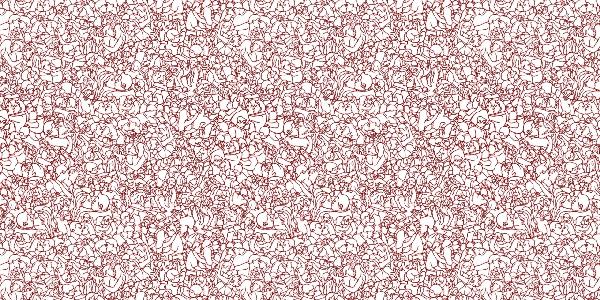 PHOTOWALL / Zoenpatroon - Red (e20129)