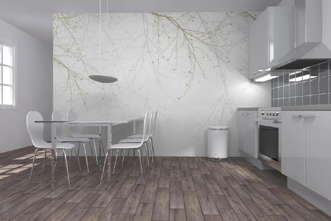 PHOTOWALL / Black Beech - Beige (e20233)