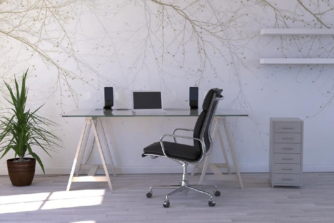 PHOTOWALL / Black Beech - Beige (e20233)