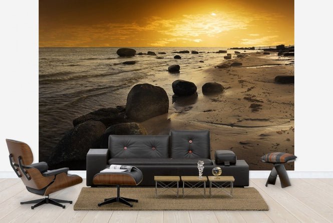 PHOTOWALL / Golden Beach Sunset (e20310)
