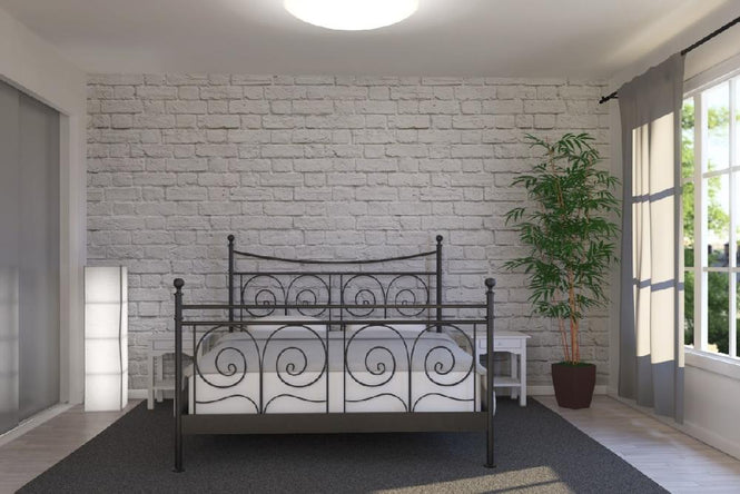 PHOTOWALL / Brick Wall - White (e20332)