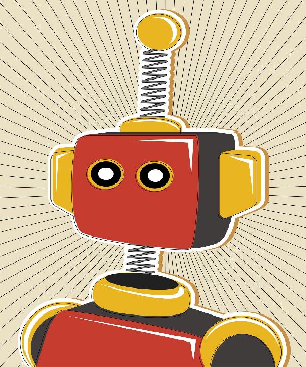 PHOTOWALL / Retro Robot (e20361)