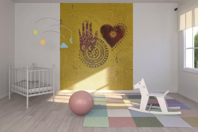 PHOTOWALL / Hart and Hand Painting (e20411)