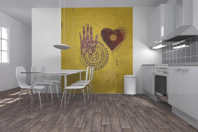 PHOTOWALL / Hart and Hand Painting (e20411)