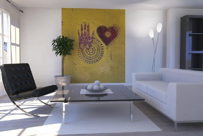 PHOTOWALL / Hart and Hand Painting (e20411)