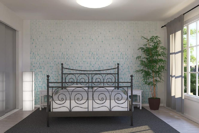 PHOTOWALL / Studio Rita | Maria Bergstrom - Tiny Tree - Turqoise (e20456)