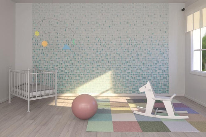 PHOTOWALL / Studio Rita | Maria Bergstrom - Tiny Tree - Turqoise (e20456)