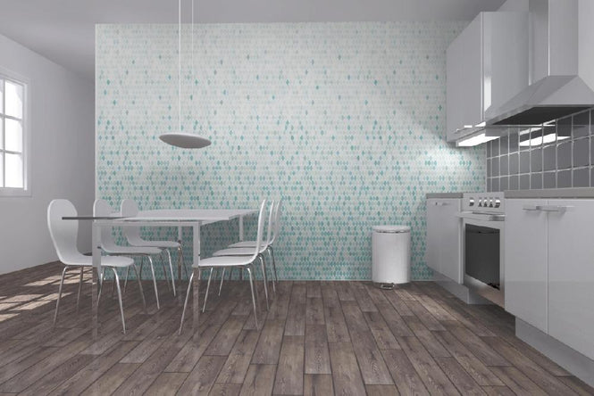 PHOTOWALL / Studio Rita | Maria Bergstrom - Tiny Tree - Turqoise (e20456)