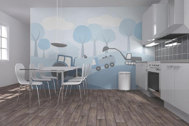 PHOTOWALL / Countryside - Blue (e20603)