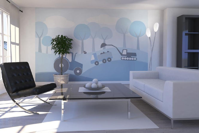 PHOTOWALL / Countryside - Blue (e20603)