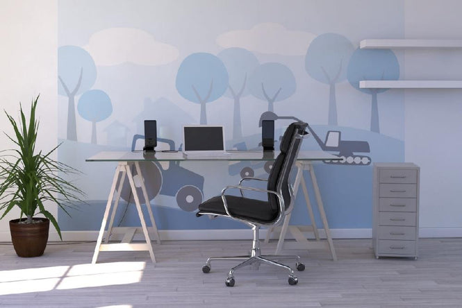 PHOTOWALL / Countryside - Blue (e20603)