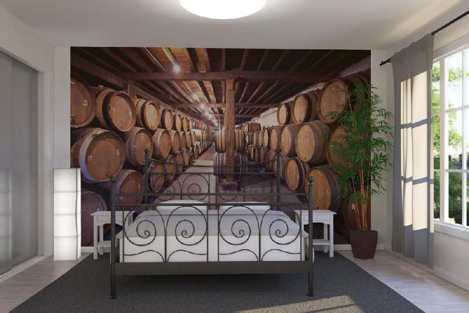 PHOTOWALL / Old Wine Barrels (e20745)