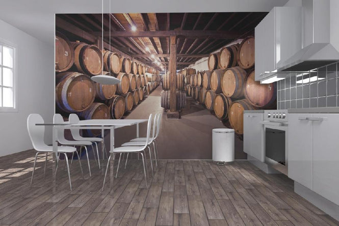 PHOTOWALL / Old Wine Barrels (e20745)