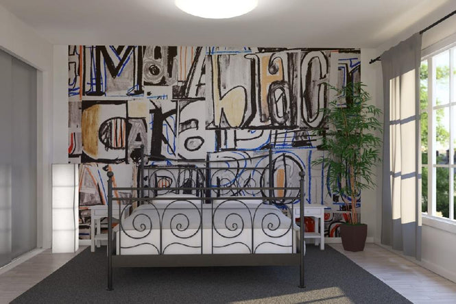 PHOTOWALL / Funky Letter Graffiti (e20747)