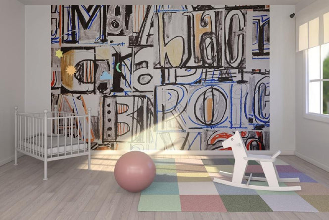 PHOTOWALL / Funky Letter Graffiti (e20747)
